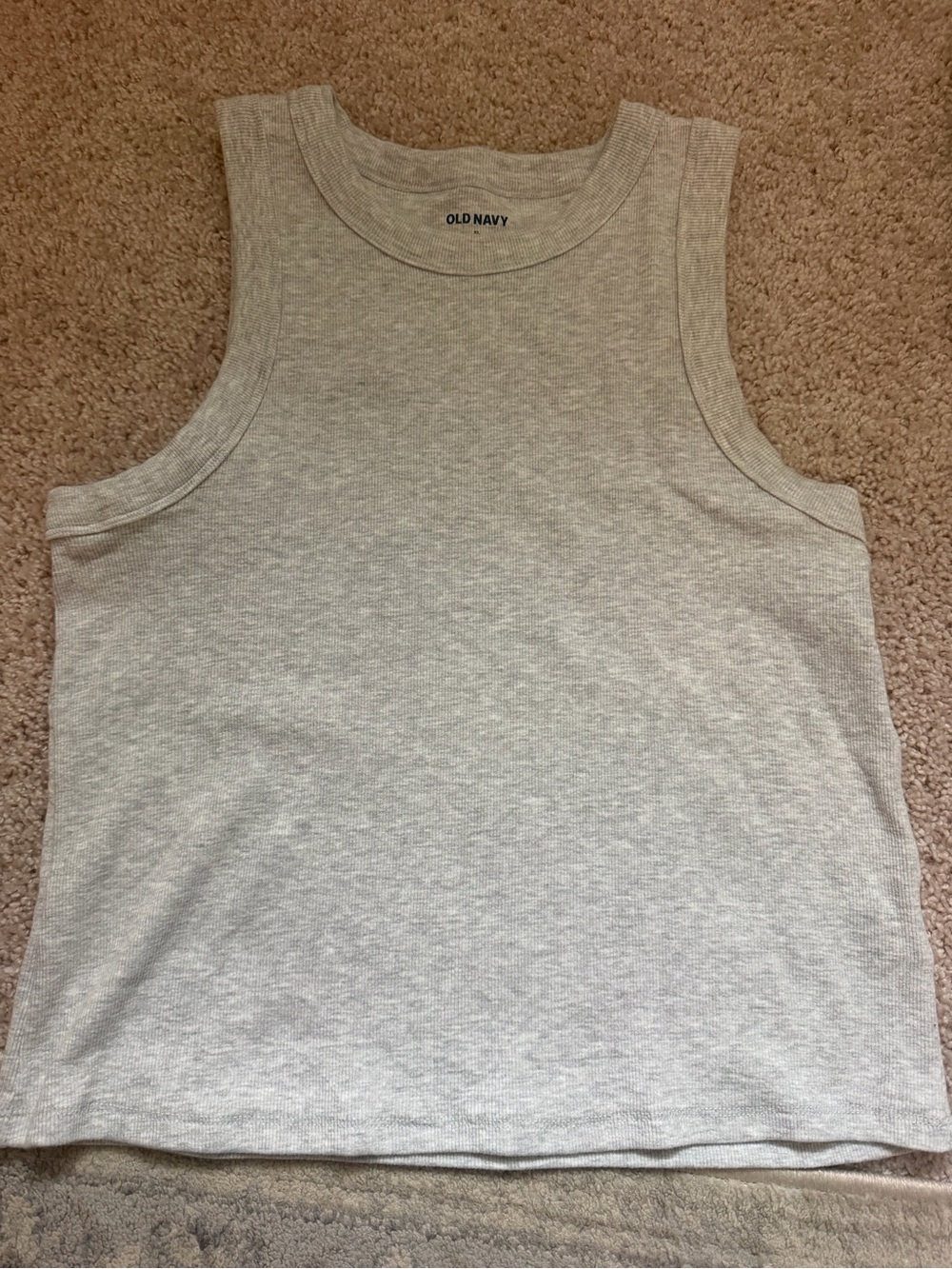 Old Navy women’s Gray Ribbed Tank Top